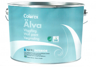 Colorex Älva Väggfärg Bas A 9 л.( износостойкая краска для стен и потолка.)